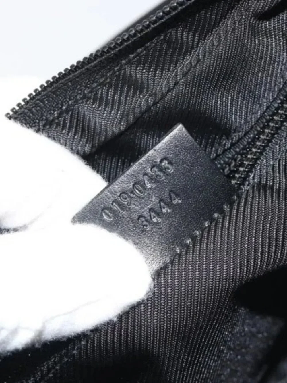 GUCCI GG Canvas Shoulder Bag Black Silver 019 0433 3444 Auth ka4995